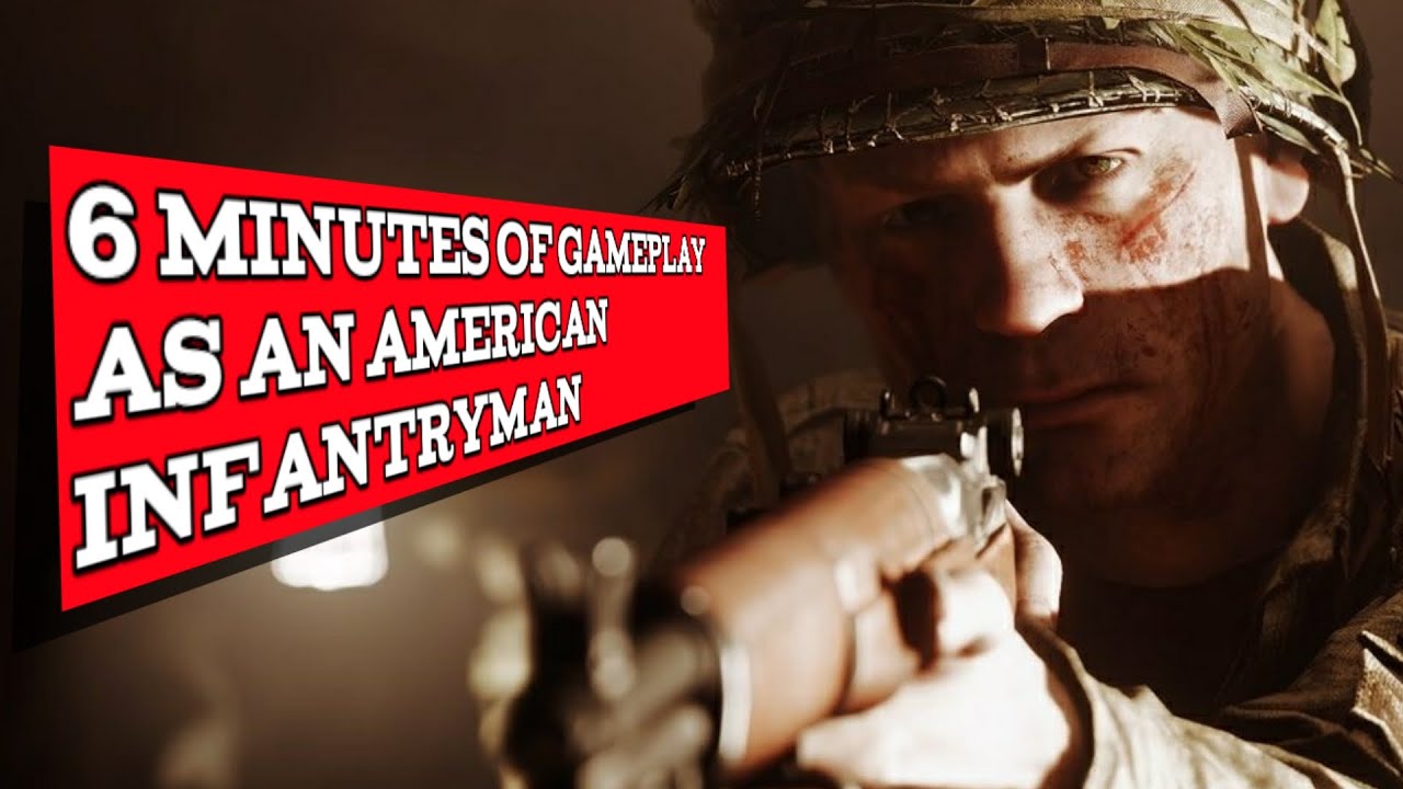 BFV: 6 minutes of gameplay as an American infantryman