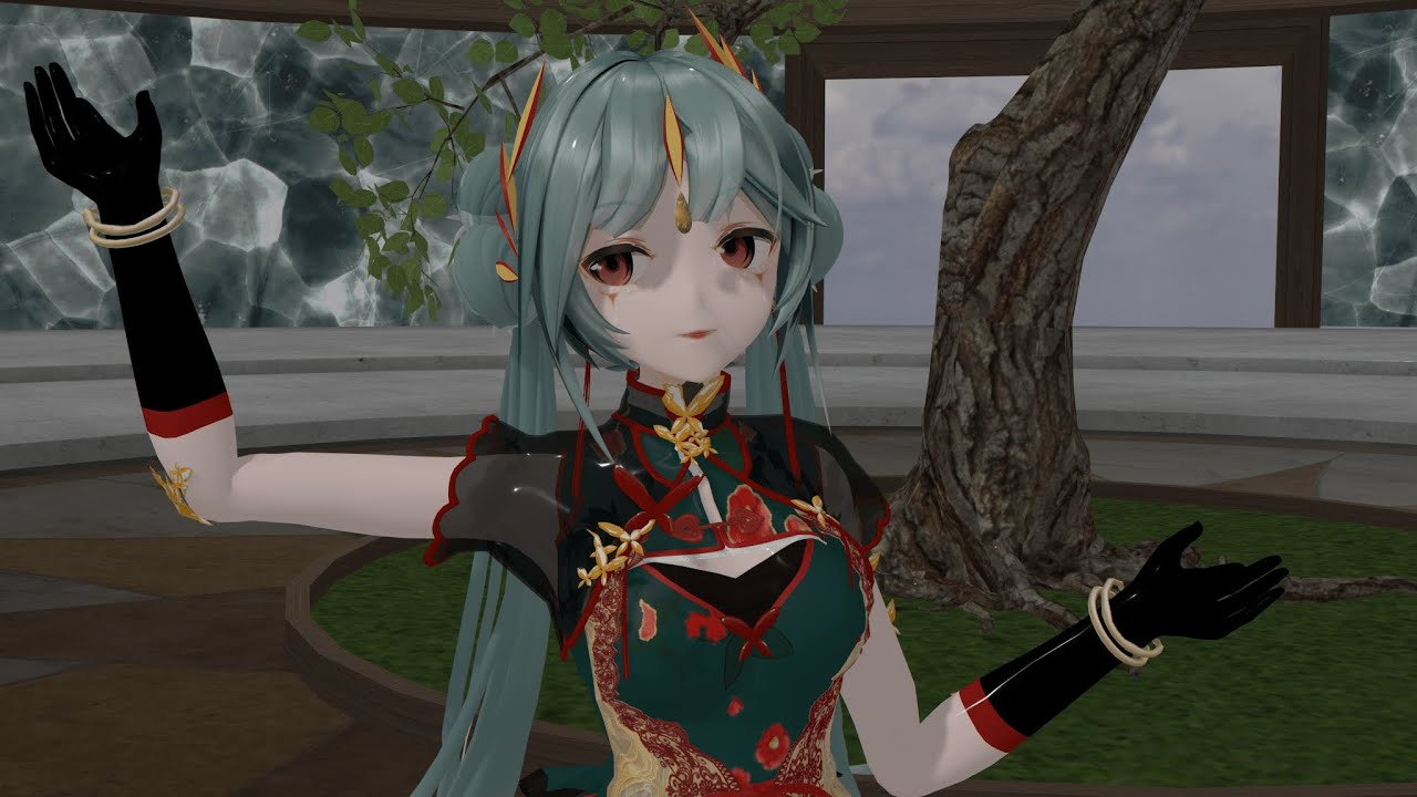 【MMD】極楽浄土 YYB Orient Blossom Miku