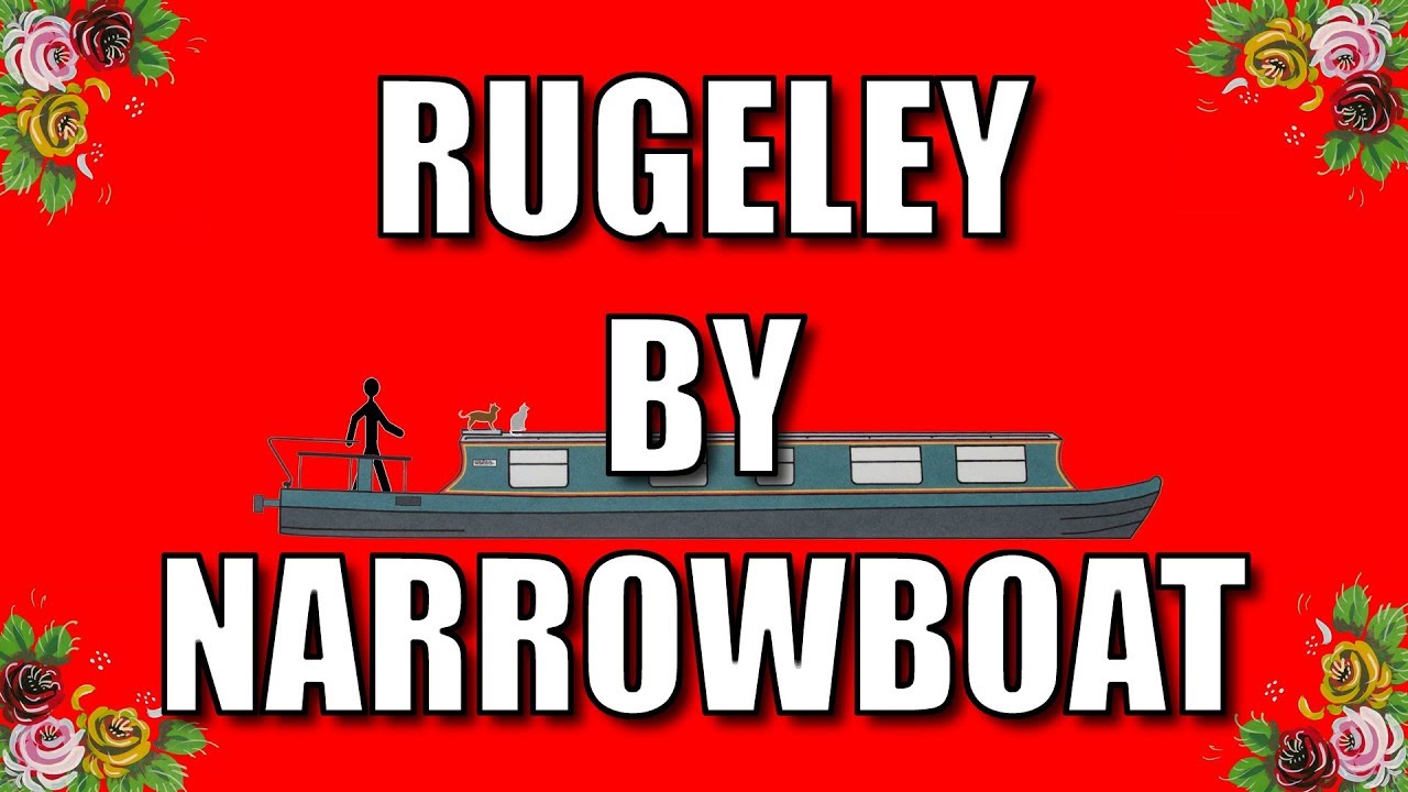 Through Rugeley by Narrowboat - A cruise on the Trent and Mersey Canal.