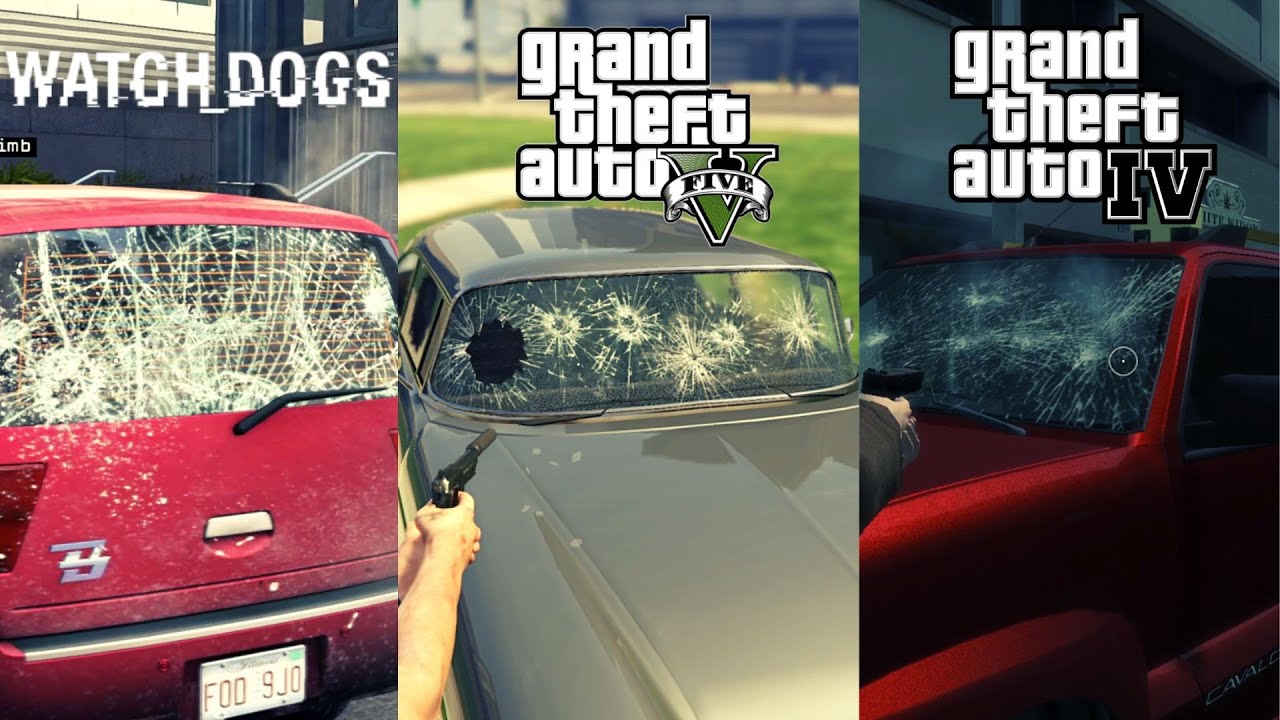 Destroying and Breaking Glass in 10 Different Games
