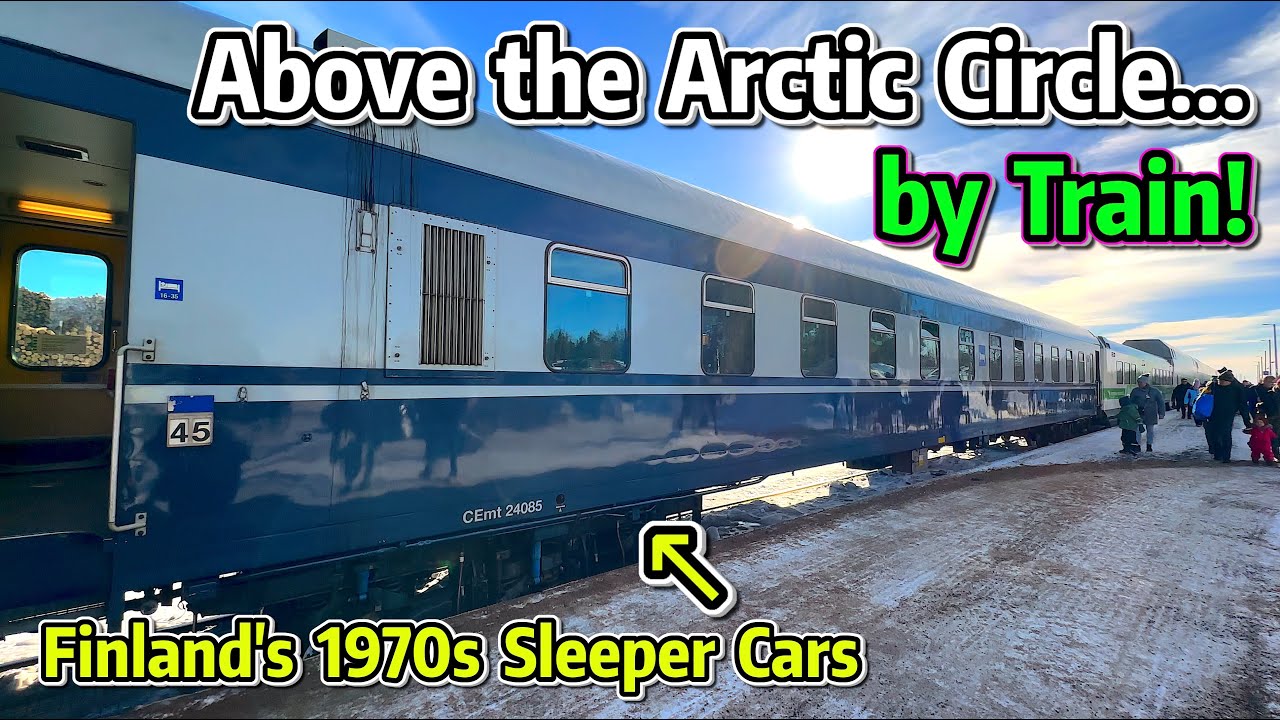 ⁴ᴷ⁶⁰ TRIP REPORT - Finland’s Last Blue Sleeper Train to the Arctic Lapland! (Helsinki - Kolari)