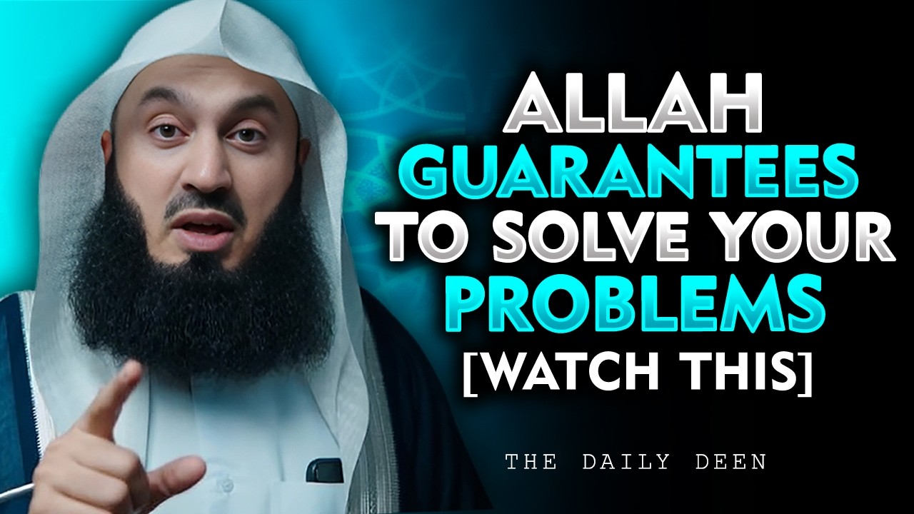 Allah Guarantees to Solve Your Problems If You Do This | mufti reminder
