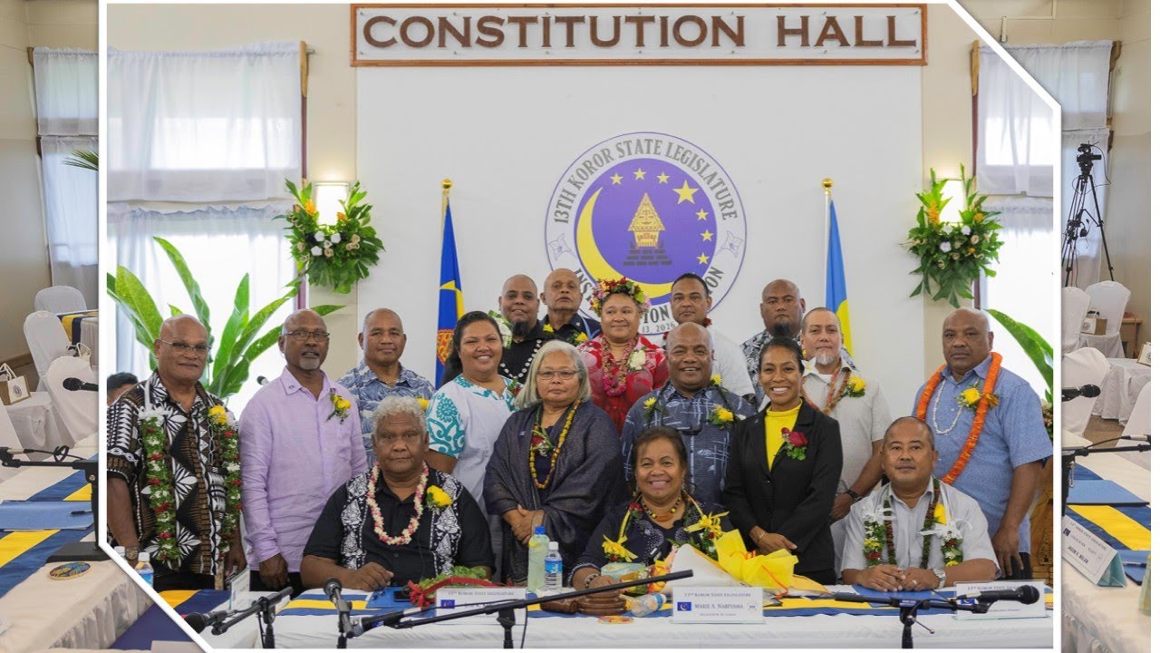 13th Koror State Legislature | Installation Session | January 13th, 2026