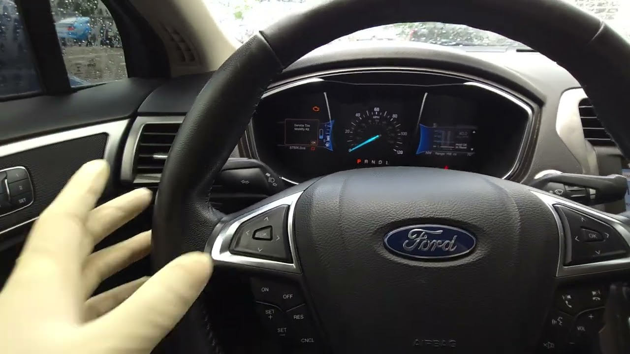 Ford Service tire mobility kit warning reset (fusion)