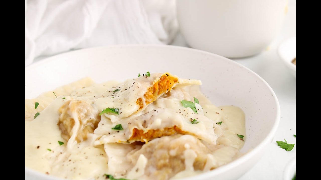 Homemade Vegan Butternut Squash Ravioli