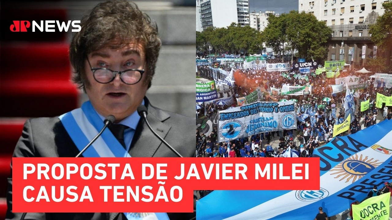 Argentina: greve geral contra reforma trabalhista causa cancelamento de voos | TEMPO REAL