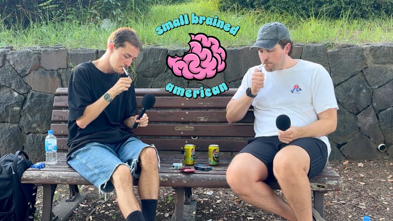 Drinking and Smoking Cigarettes in a Public Park with @jacobfuckingjones