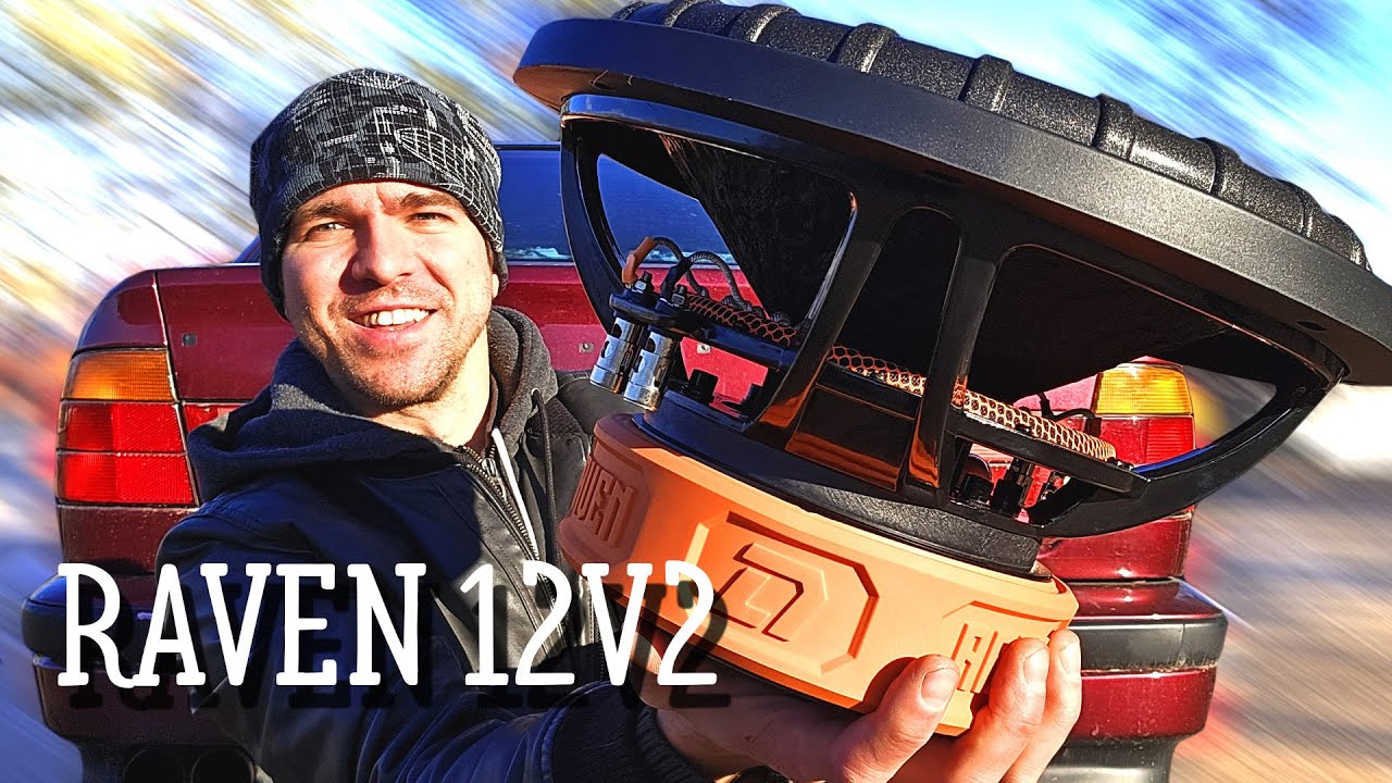 МОЙ НОВЫЙ САБВУФЕР  Dl Audio Raven 12 V2 1200W короб почти во весь багажник! #автозвук