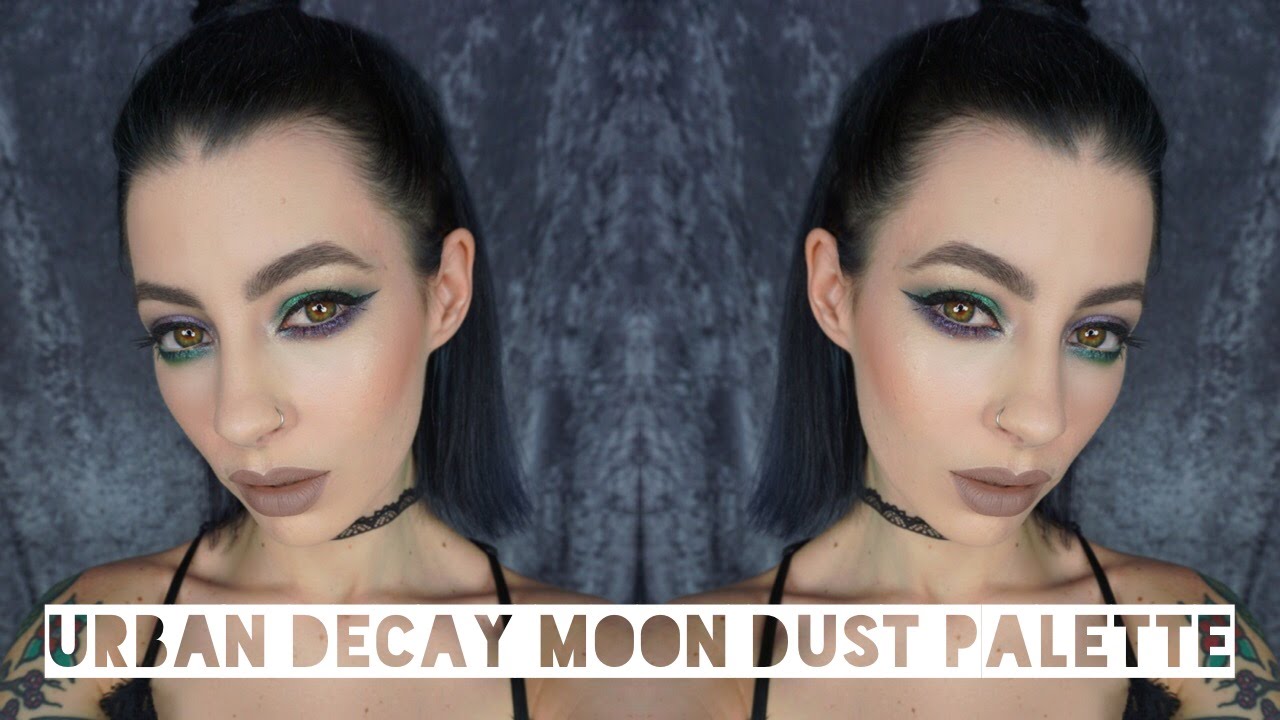 Urban Decay Moon Dust Palette | Two Toned Eye Makeup Tutorial