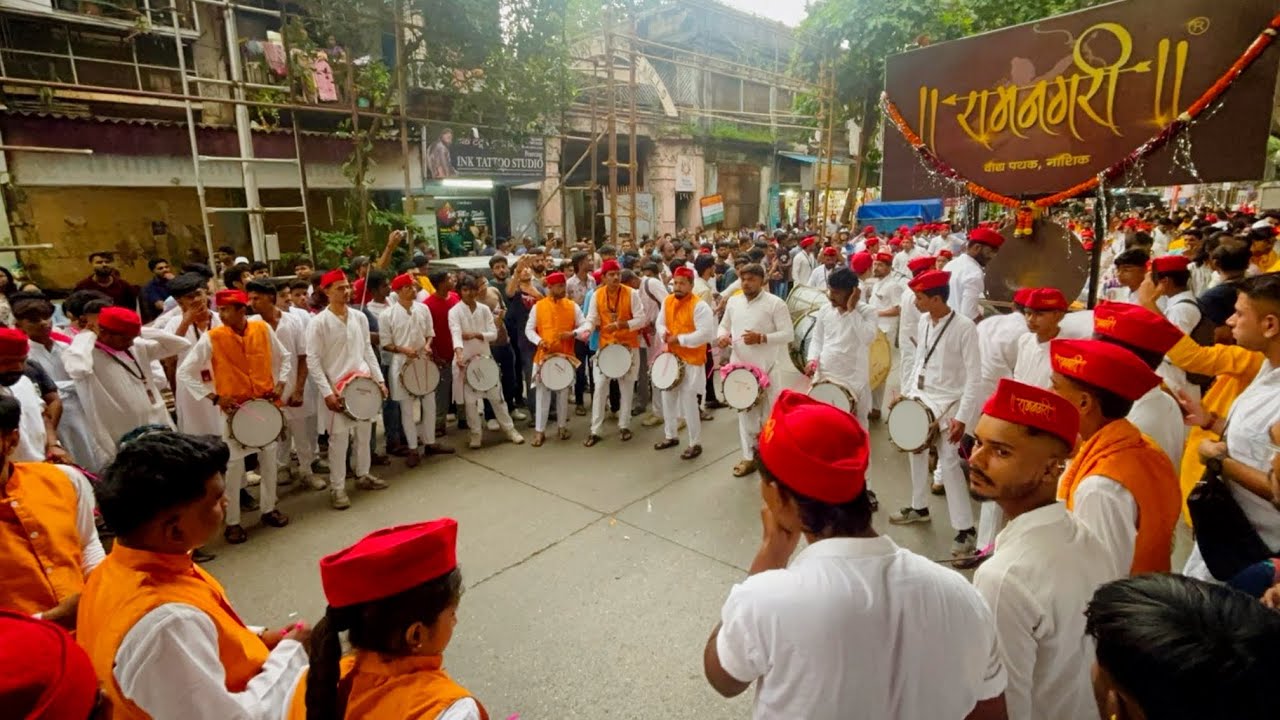 RamNagari Vadya Pathak,Nashik | Abhyudaya Nagar Cha Raja Aagman 2025 | RamNagri Dhol Tasha Pathak
