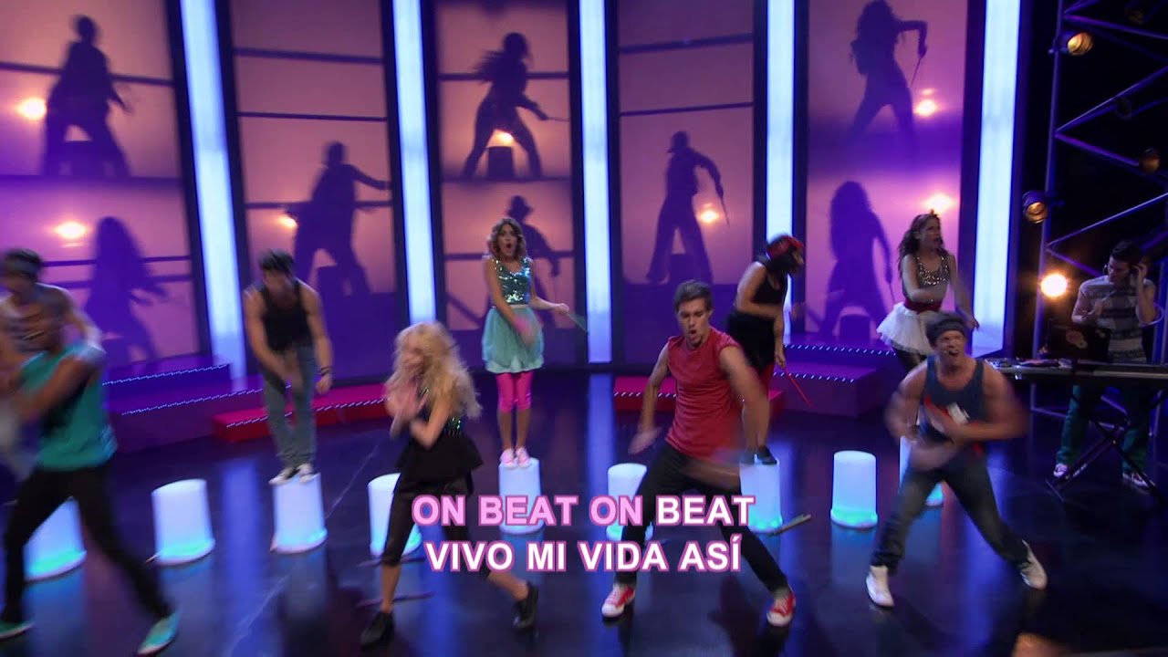Disney Channel España | Videoclip karaoke Violetta - On Beat