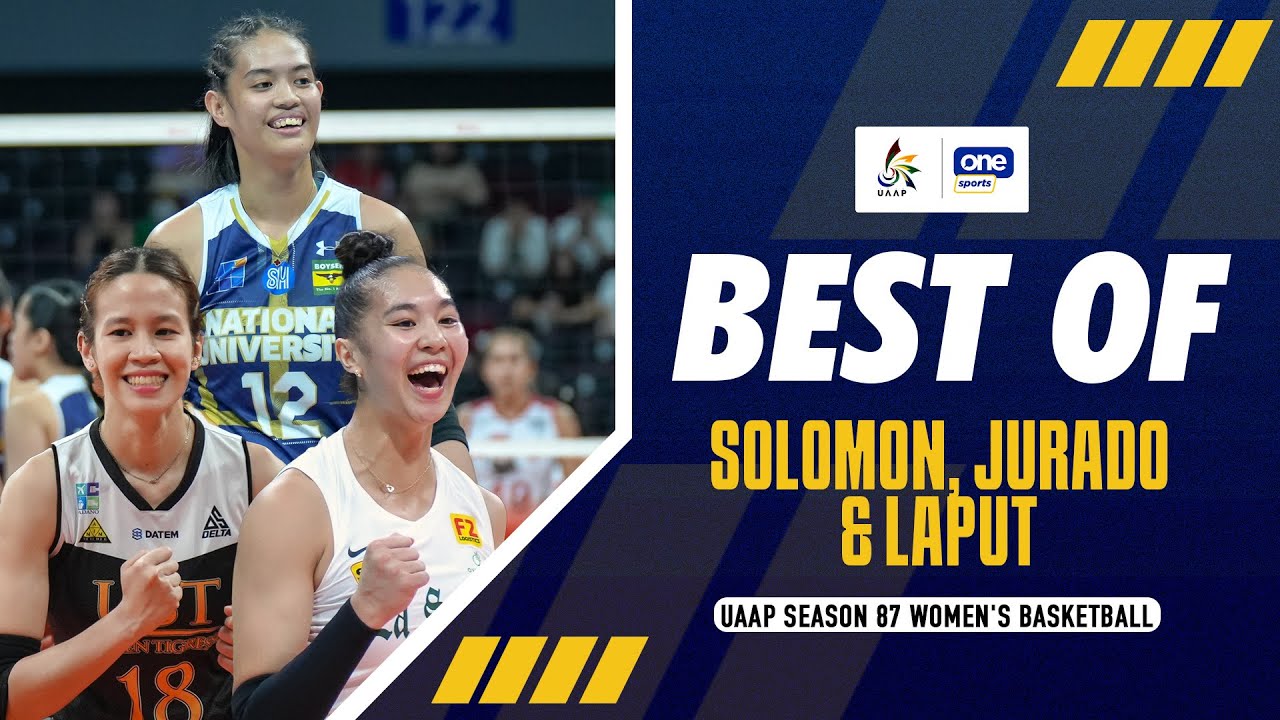 BEST OF LAPUT, SOLOMON & JURADO | UAAP SEASON 86 WOMEN’S VOLLEYBALL | ULTIMATE COMPILATION