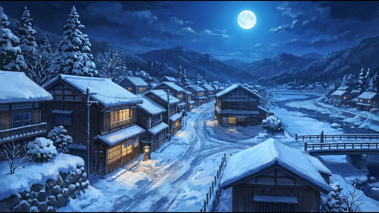 🎧 Deep Sleep Music for Winter Nights ❄️ | Relaxing Lofi Music for Better Sleep