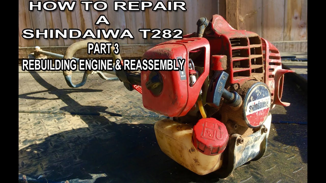 How To Repair A Shindaiwa T282 With Failed Crankshaft Seals Part 3