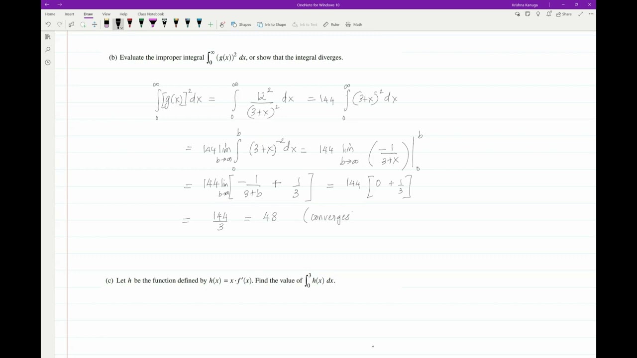 2023 AP Calculus BC Problem 5