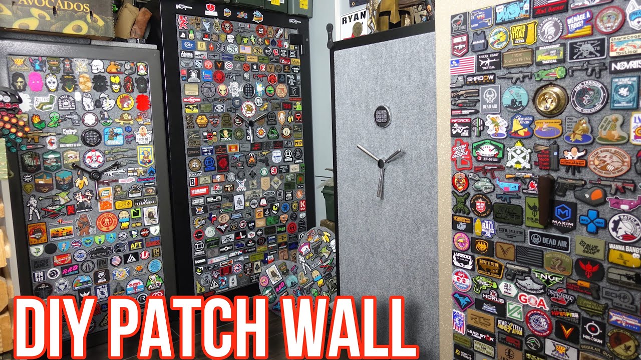 DIY Gun Safe Patch Walls