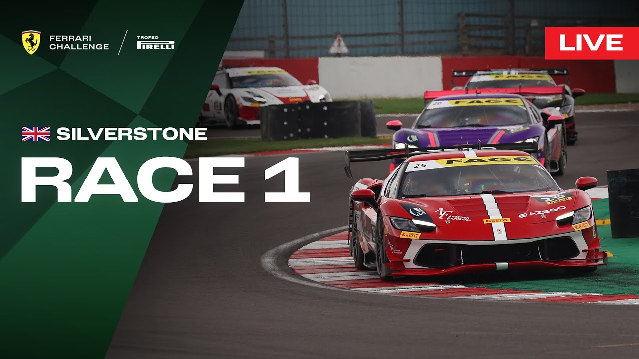 LIVE Ferrari Challenge UK - Silverstone, Race 1