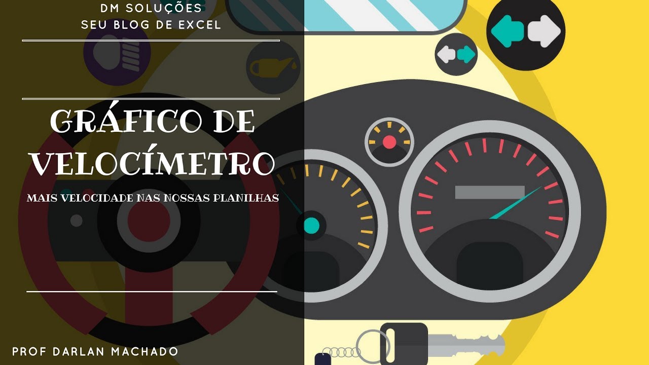Gráfico de Velocímetro no Excel