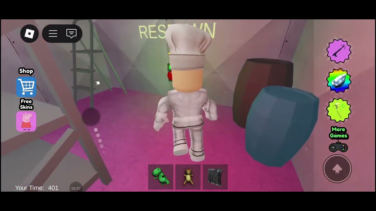 Peppa  pig  barry prison run obby 
