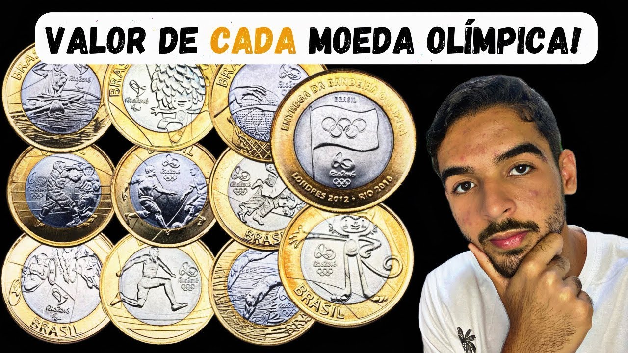 VALOR ATUALIZADO PARA 2025 DE CADA UMA DAS MOEDAS DAS OLIMPÍADAS!!!