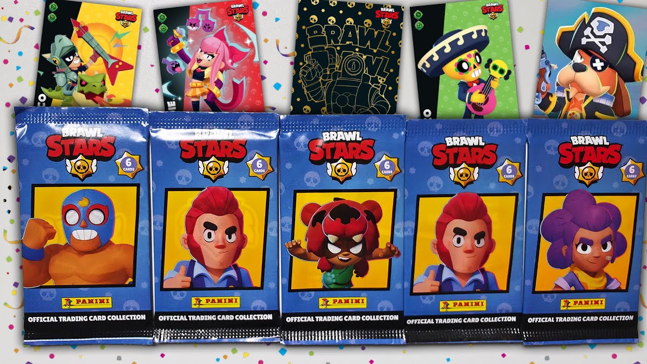 Panini Brawl Stars K&aacute;rty&aacute;k | 5x Csomag Bont&aacute;s
