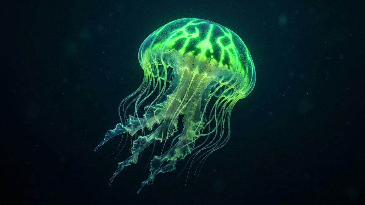 A Magical Ocean Forest Where Jellyfish Glow ✨ Underwater Fantasy World