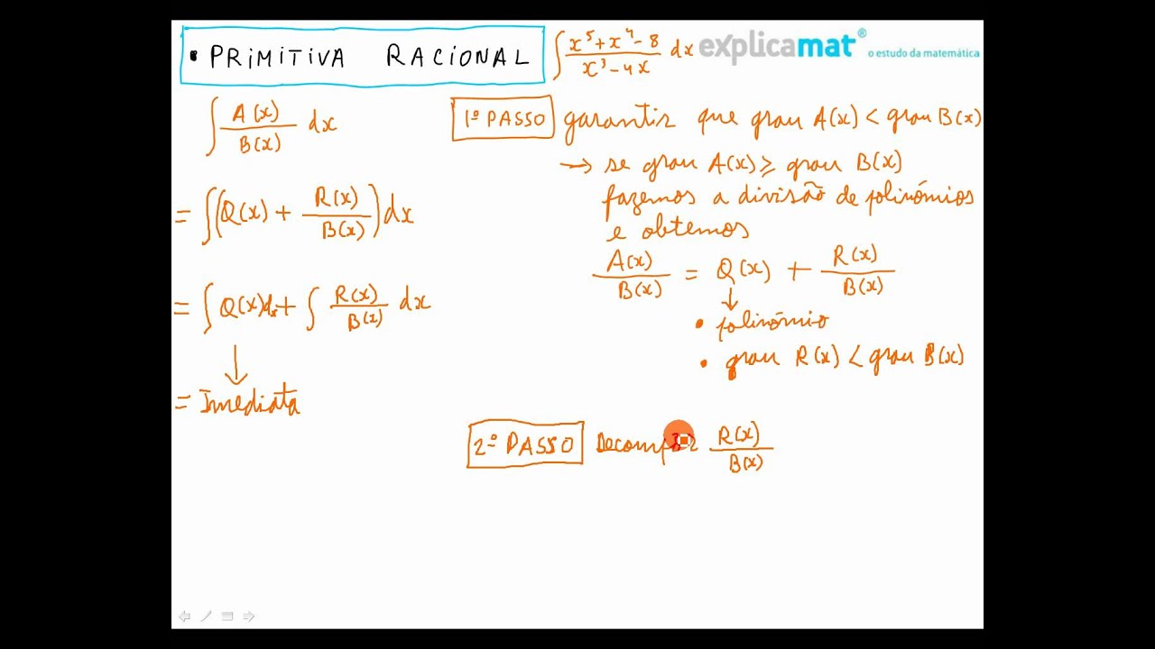 Primitivas Racional - Introdução