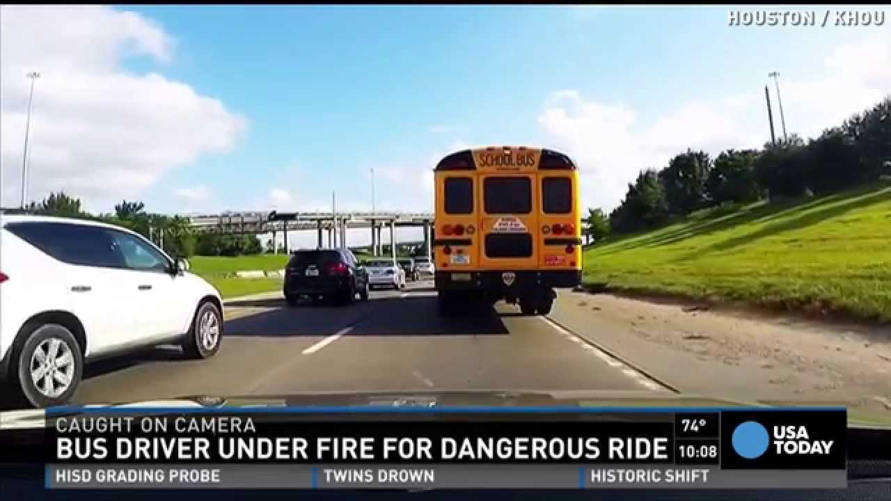 You wouldn't want your kids riding on this bus