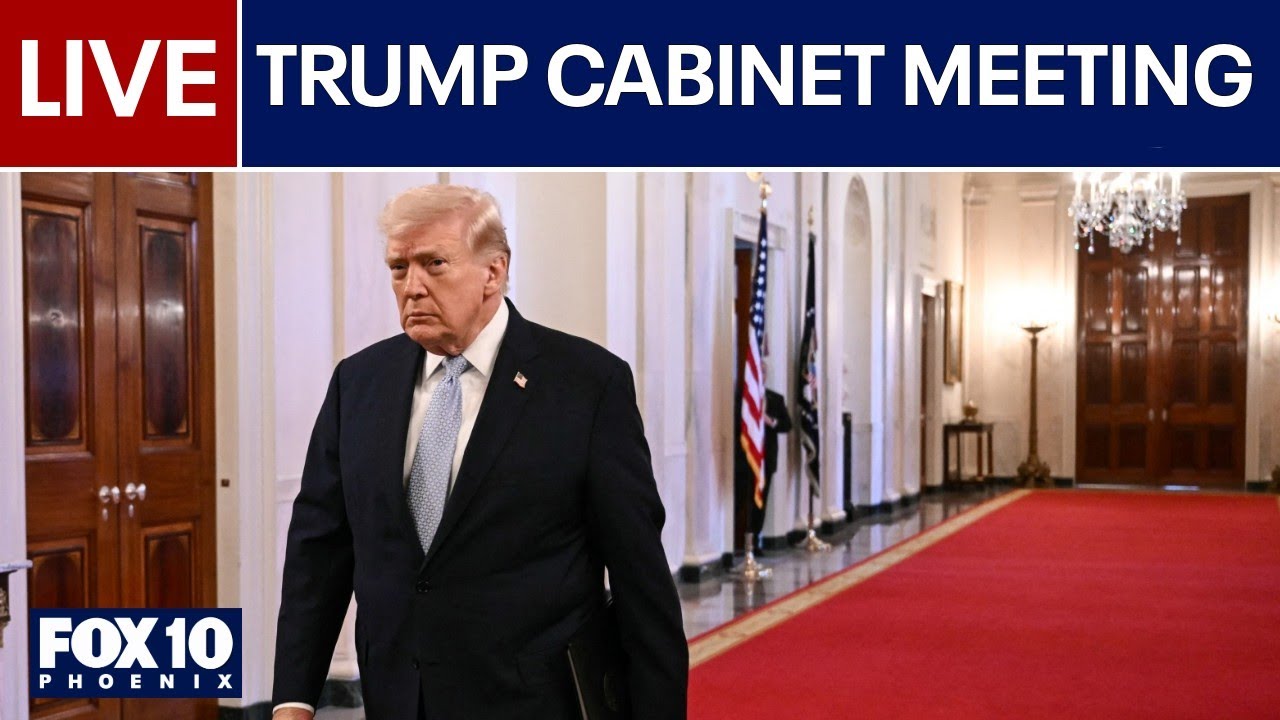 🔴 LIVE: President Trump hosts cabinet meeting on Iran war | FOX 10 Phoenix