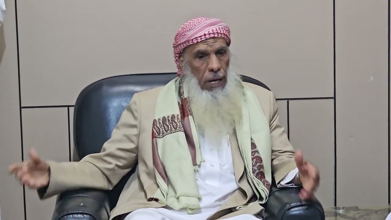 كلمة الحكم/ عبدالله بن مبروك بن عجاج النهدي خلال زيارته لمدير عام مصلحة شؤون القبائل بوادي حضرموت