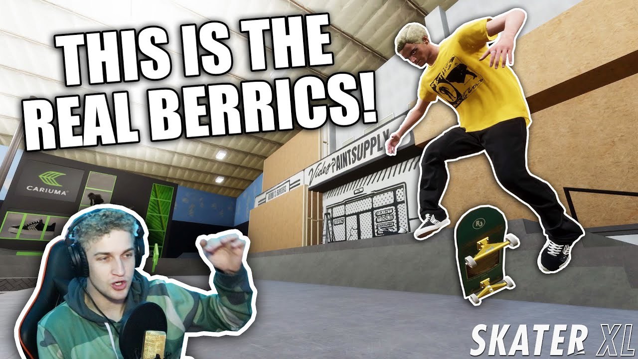 The MOST ACCURATE Berrics Skate Park EVER MADE! | Skater XL