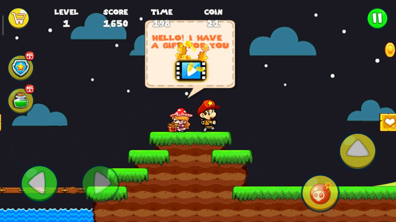 Bob's World (Super Mario) | LVL 1 | Walkthrough and Gameplay