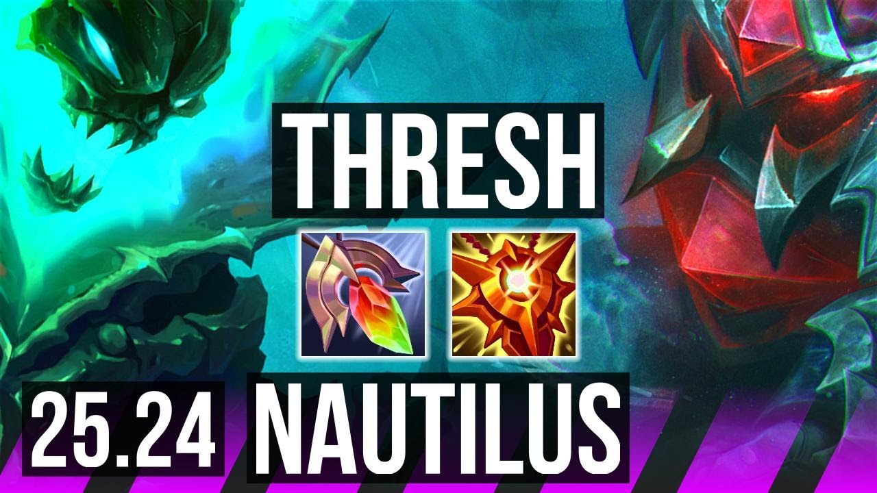 THRESH & Twitch vs NAUTILUS & Draven (SUP) | Perfect KDA: 10/0/13 | EUW Diamond | 25.24