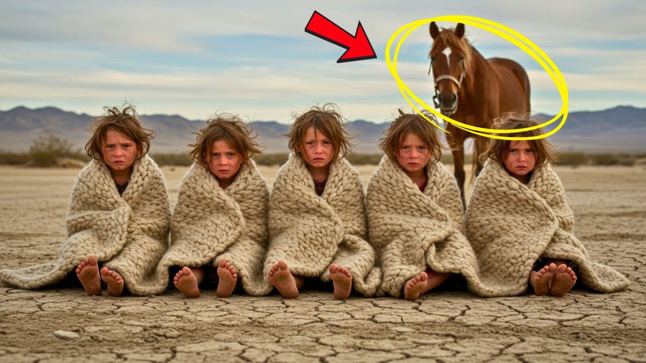 RICH MAN ABANDONS HIS 5 SICK CHILDREN IN THE DESERT… but a Horse Changed Everything | Horse Stories