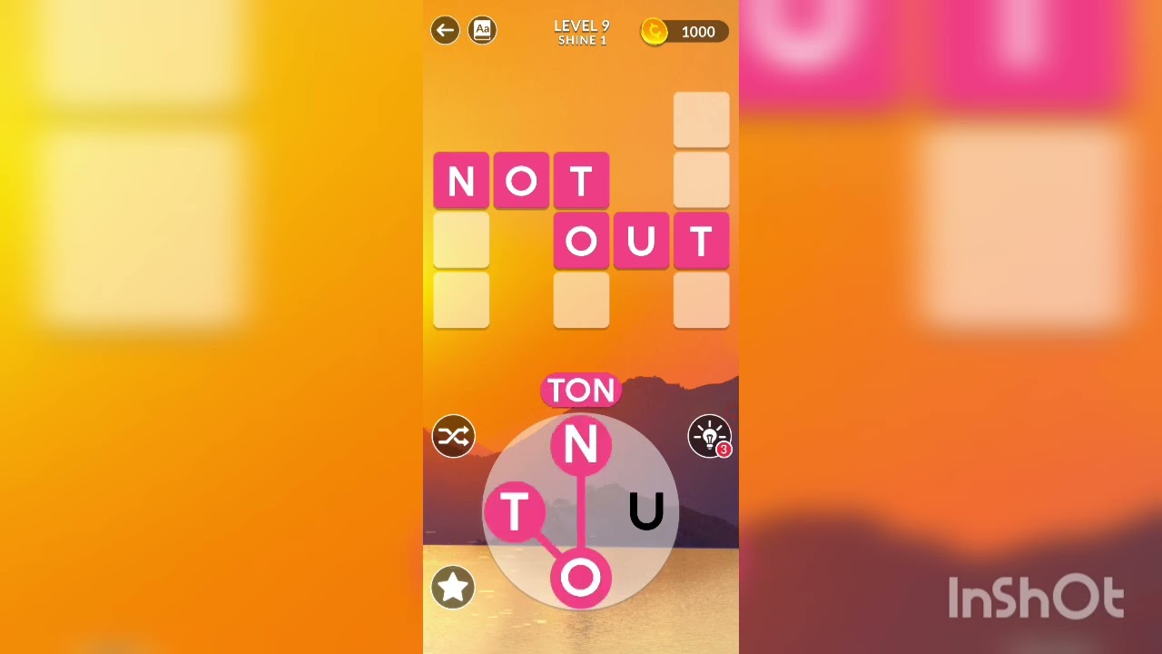 Wordscapes Level 10 cleared | Puzzle games