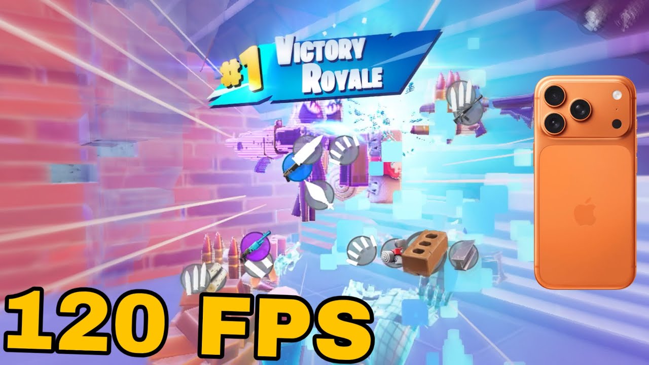 iPhone 17 Pro 120 Fps Fortnite Mobile Gameplay *Hit Platinum 2 Rank With a Crazy 15 Kills Win*
