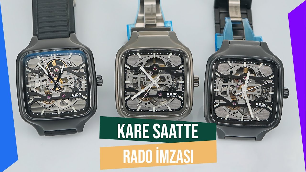 Kare Saatte Rado İmzası: Rado True Square