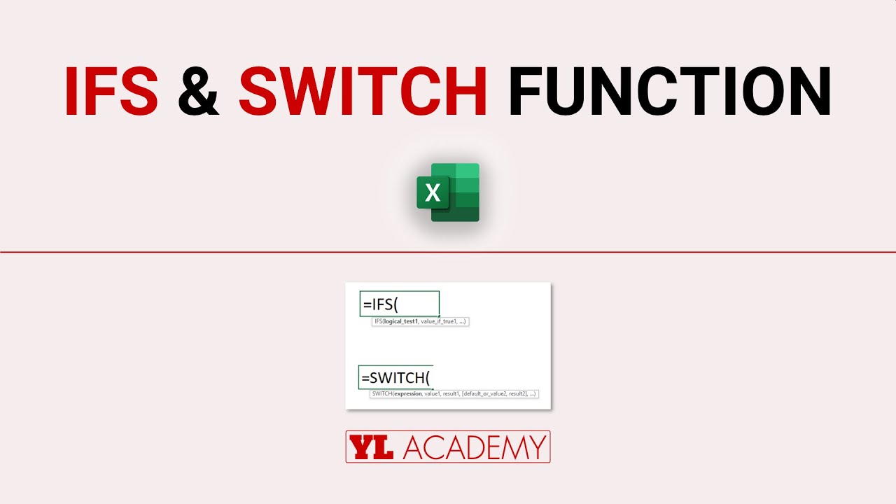 MS Excel - SWITCH Function & IFS Function | Excel Function