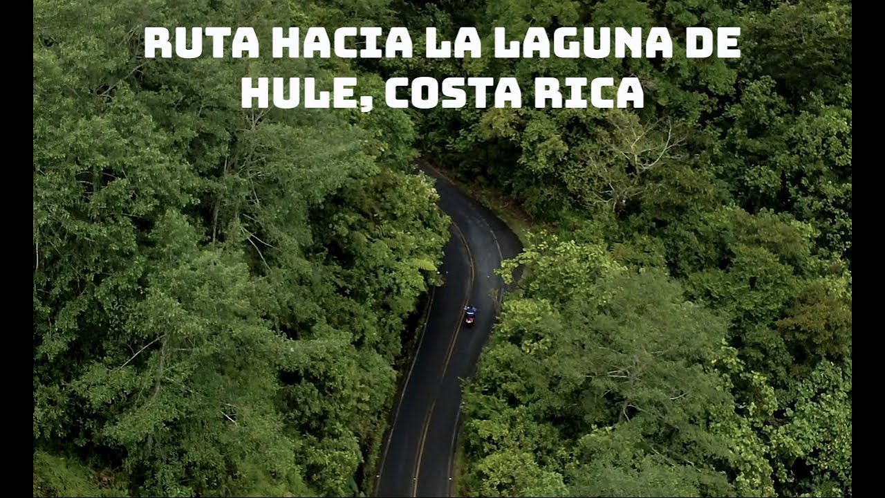 Ruta en moto hacia la Laguna de Hule en la Colonia del Toro, Costa Rica. Video Corregido