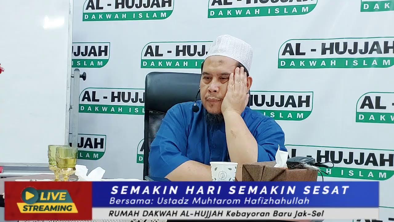 Ustadz Muhtarom "SEMAKIN HARI SEMAKIN SESAT" RUMAH DAKWAH AL HUJJAH SELASA 30012024