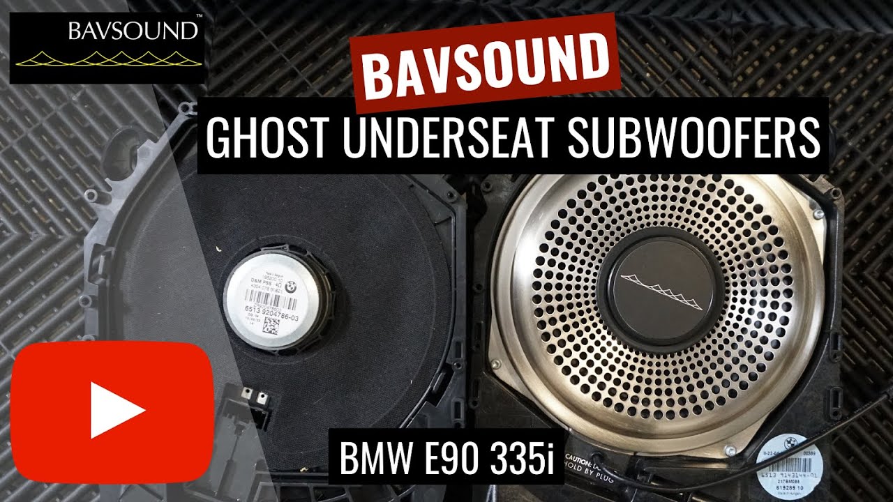 How to Install BavSound Ghost Underseat Subwoofers | BMW E90 335i