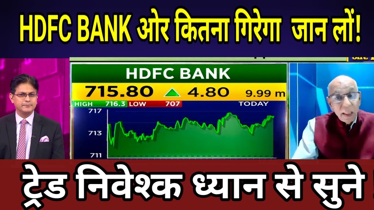 HDFC BANK SHARE LATEST NEWS,BUY,HOLD OR SELL ? HDFC BANK FALL REASON, क्या है भविष्य HOLD या SELL