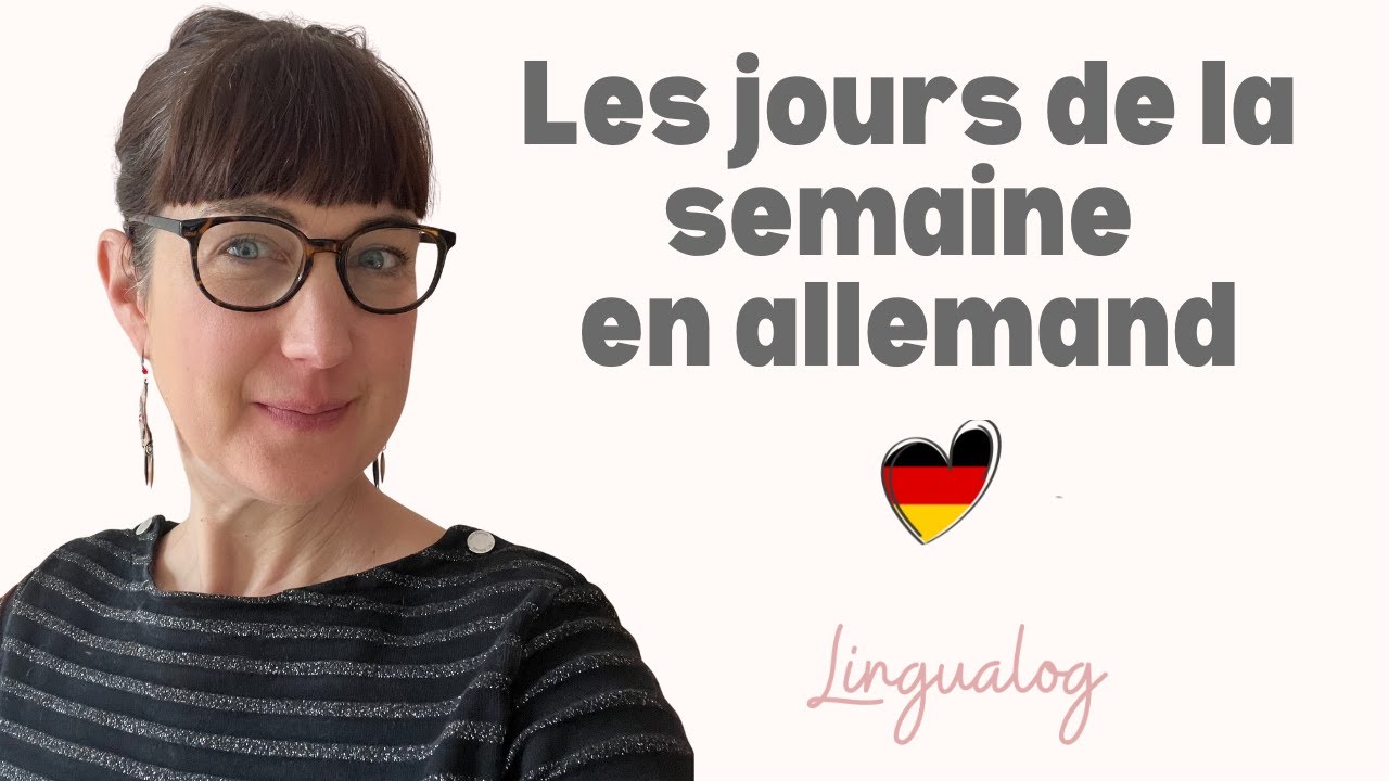Les jours de la semaine en allemand