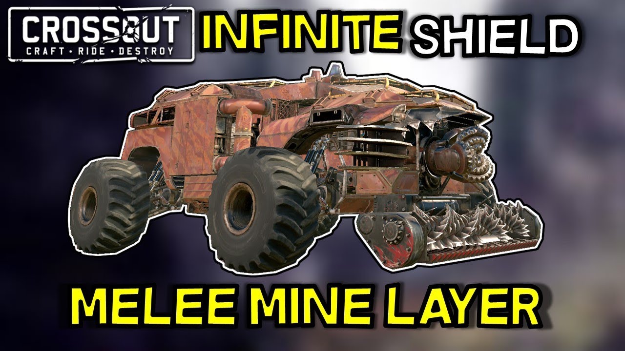 Infinite Shield Melee Mine Dropper -- Crossout