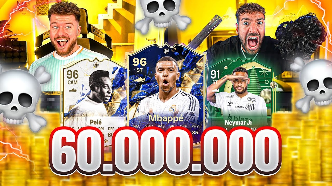60 MIO COINS SBB ☠☠ KOMPLETT GEBROCHEN UND RASIERT&nbsp;🚨🤕&nbsp;EA&nbsp;FC&nbsp;25