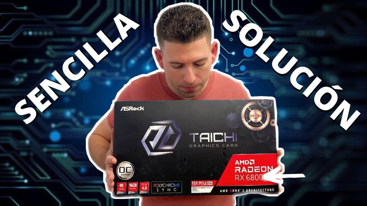 Reparación de tarjeta gráfica de PC, AMD RX6800XT 💪