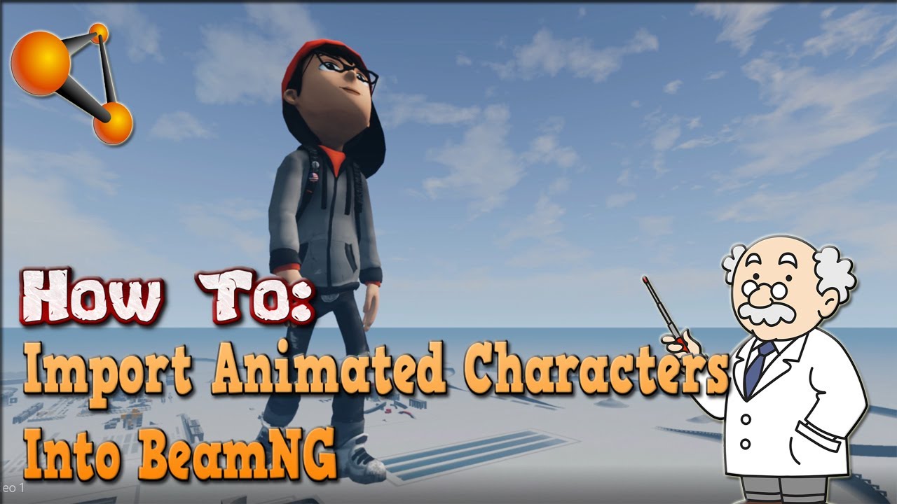 BeamNG - How To: Import animated charterers into any level...