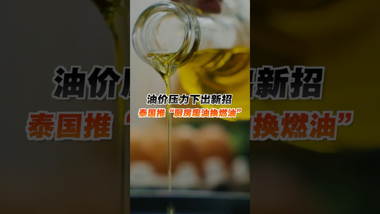 油价压力下出新招 泰国推&ldquo;厨房废油换燃油&rdquo;