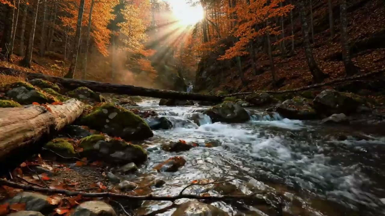 Forest River Sounds, Beautiful Birdsong, Calm Your Thoughts And Breathe Easy