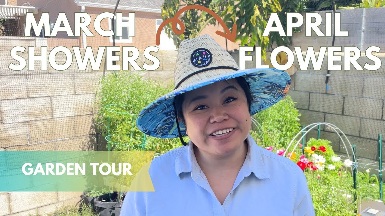 March Showers makes a 💐 BLOOMING Garden Tour |  Flower Patch Blooms
